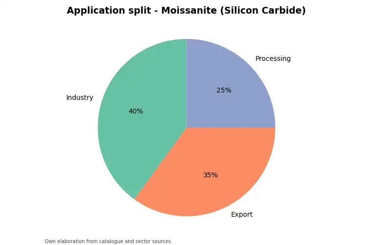 Chart: indicative application split